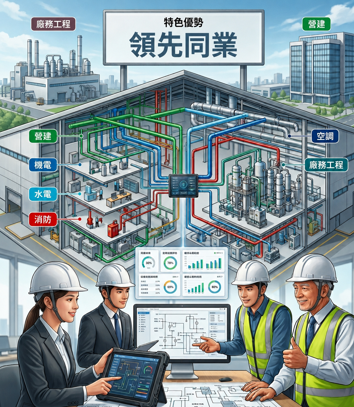 台拓集團 ・ 全面性整合 完整服務